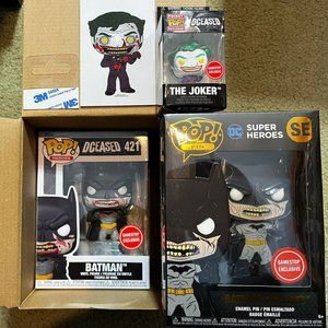 New Deceased DCEASED Funko Pop Mystery Box Batman/Joker Gamestop Exclusive! Cool